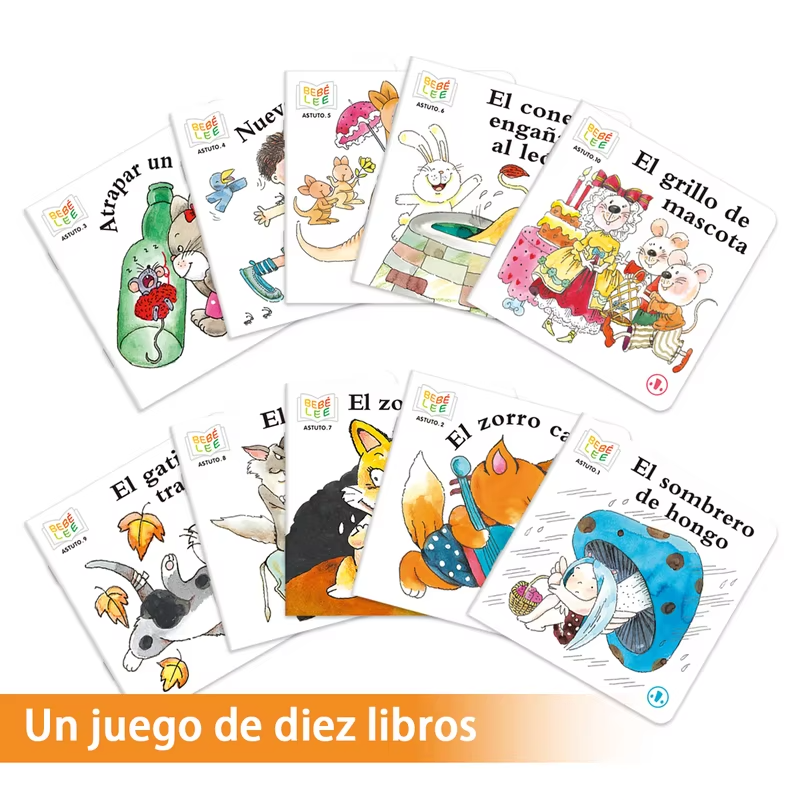 10 Spanish Storybooks: Fun Early Learning & Vocabulary Building – Great for School Supplies, Back-to-School, or Birthday Gifts