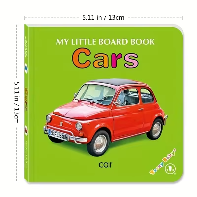 Colorful patterned card book, interactive sensory development gift, bright colors enhance early reading education
