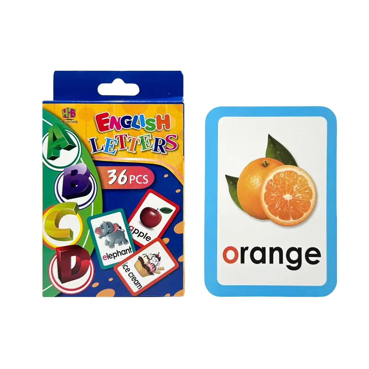 Animal letter flashcards, pre-school educational resources for learning numbers, colors, shapes, and fun learning gifts