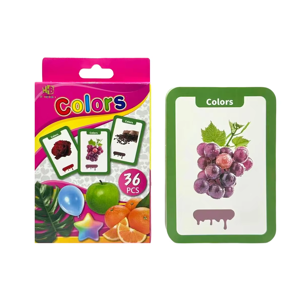 Animal letter flashcards, pre-school educational resources for learning numbers, colors, shapes, and fun learning gifts